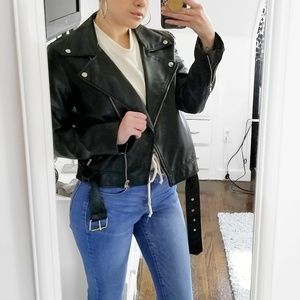 Faux Leather Jacket